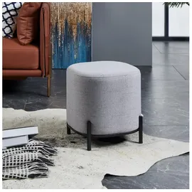 EGLO Hocker Mashike Kunststoff 39 x 41 x 39 cm Grau/Schwarz