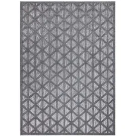 Carpet City In-& Outdoorteppich Anthrazit, Textil, Grafikmuster, Rechteckig, 240x340 cm, Oeko-Tex® Standard 100, pflegeleicht, UV-beständig, Teppiche, & Böden, Teppiche, Outdoorteppiche