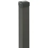 Polbram Zaunpfosten 70 x 70 mm 160 cm RAL 7016/Stahl