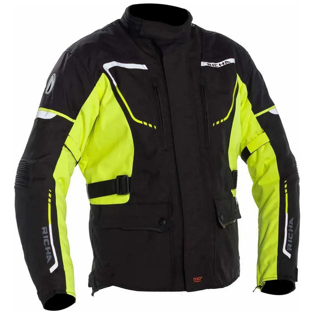 Richa Phantom 2 Jacke - Grey / Fluo Yellow - S