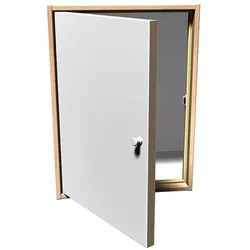Roto Kniestocktüre ISO mit innenliegender Wärmedämmung 60x80cm Standardmaße
