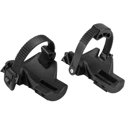 Fahrradträger-Radstopper EUFAB "Radstopper für breite Reifen", schwarz, B:12,5cm H:14cm L:17cm, Kunststoff, Metall, Befestigungen, Für breite Reifen