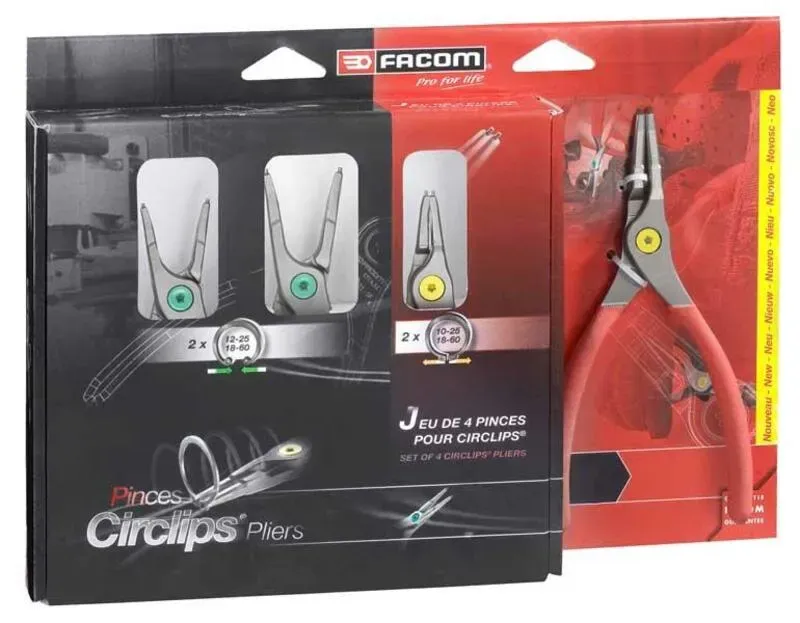 Facom Set van 4 Circlips® klemmen