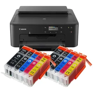 Canon Canon Pixma TS705a Tintenstrahldrucker mit 10 kompatiblen XXL Patronen Tintenstrahldrucker