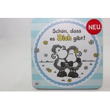 Sheepworld - 45457 - Untersetzer Nr. D7, Schaf, Schön, DASS es Dich gibt!, Kork, 9,5cm x 9,5cm