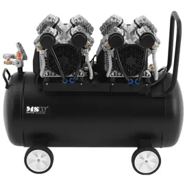 MSW Kompressor ölfrei 3 - 12 bar 50 L 3000 W Druckluft-Kompressor Luftkompressor