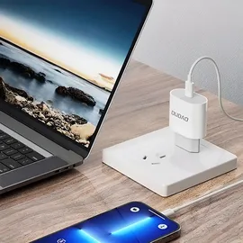 DUDAO A14EUC PD 20W USB-C Wandladegerät Kabel - Weiß