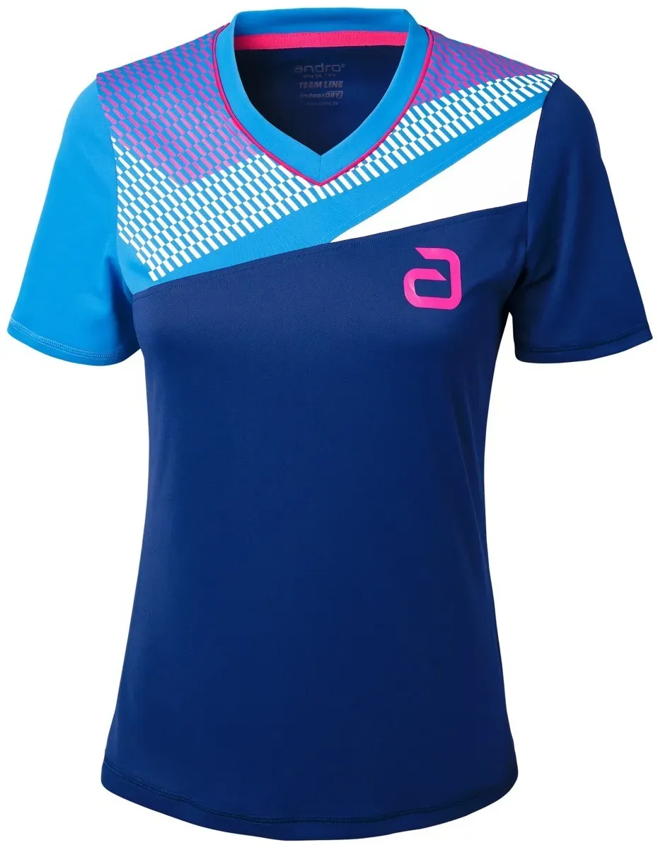 andro Shirt Lavor Women dunkelblau/blau 36 XS - 36/XS
