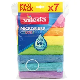 Vileda Allzwecktuch Microfibre Mehrfarbig 7er Multi-Pack