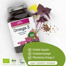 GSE Omega 3 Perillaöl Kapseln Bio 90 St.