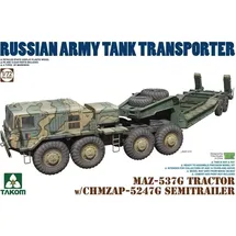 Takom TAK5004 - MAZ-537G Tractor w/CHMZAP-5247G SEMITRRAILER 1:72