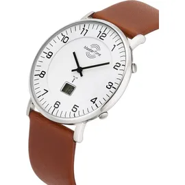 Master Time Funkuhr Leder 42 mm MTGS-10561-12L