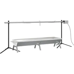 vidaXL Rotisserie-Grill Automatisch Edelstahl