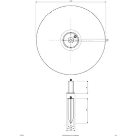 EVN Kugelleuchte D50cm mit Bewegungsmelder