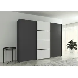 OTTO home Schwebetürenschrank Avola 271 x 210 x 62 cm Grau