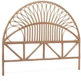 sweeek Kopfteil aus Rattan, Naturfarben - 140 cm, - sweeek