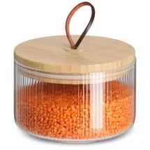 Zeller Vorratsglas mit Bambusdeckel 520 ml