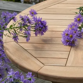 deVries Gartentisch Woodie ca. 70x75 cm Teak massiv