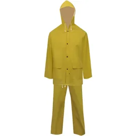 vidaXL Regenanzug Unisex Gelb XXL
