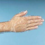 PAPSTAR 5000 Handschuhe, PE transparent für Damen, M