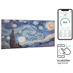 Wonderwall Air Art Smart Infrarotheizung 120x60cm 700W Wandinstallation App-Steuerung Sternennacht