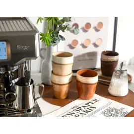 CreaTable Kaffeetasse 0,3 l Braun 4 St.