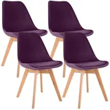 furnicato Esszimmerstuhl Linares 83x49x50 cm lila (1 St) lila
