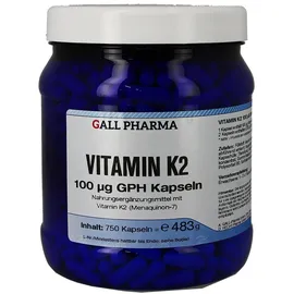 Hecht Pharma Vitamin K2 100 μg GPH Kapseln 750 St.