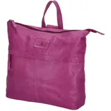The Skandinavian Brand Damen Leder Rucksack Lila