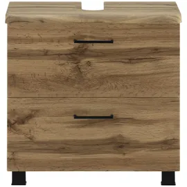 WELLTIME Waschbeckenunterschrank Trento 60 x 54 cm Braun
