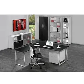 Kerkmann Anbautisch höhenverstellbar Yukon anthrazit rechteckig 100,0 x 80,0 x 68,0 - 82,0 cm