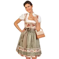 Krüger Madl Dirndl Midi Dirndl 2tlg. - EVI - grün grün 40