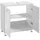 Möbel Kraft Waschbeckenunterschrank 60 x 60 x 32,0 cm Weiß