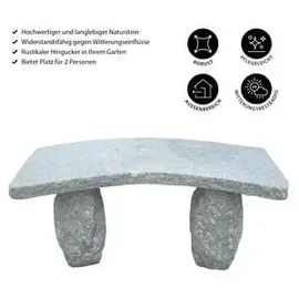 Dehner Gartenbank 100 x 40 x 45 cm Grau