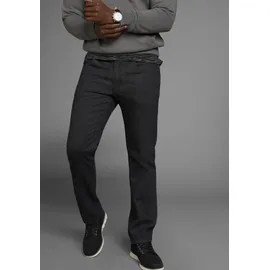 Arizona Stretch-Jeans gerade Beinform, niedrige Leibhöhe, mit Gürtelschlaufen schwarz