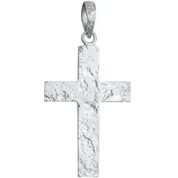 KUZZOI Herren Ketten Anhänger Kreuz Symbol 925 Silber Herrenschmuck   