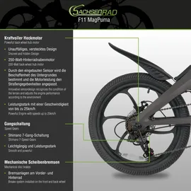 Sachsenrad F11 MagPuma mit Transporttasche