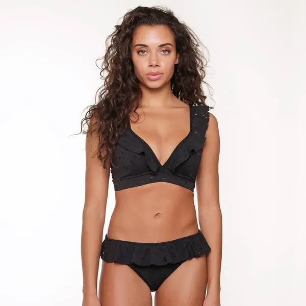 Preisvergleich Produktbild LINGADORE Damen Bikinioberteil Triangel Bikini, Black, 42C