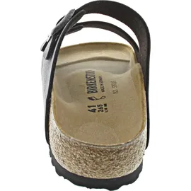 Birkenstock Arizona Birko-Flor Velvet Gray/Black Buckles 46