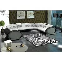 JVmoebel Ecksofa Couchgarnitur Wohnlandschaft Modernes Sofa Ecke Sitzecke Leder Couch, Made in Europa weiß