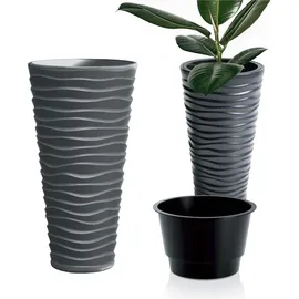 Prosperplast Sand Slim Ø 39 x 75 cm anthrazit