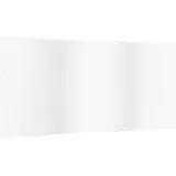 vidaXL Paravent Weiß 165x400 cm Bambus