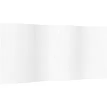 vidaXL Paravent Weiß 165x400 cm Bambus