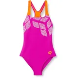 Arena Kikko Badeanzug Orange/Rosa 140