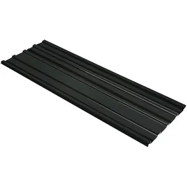 vidaXL Dachpaneel 12 Pcs 129 x 45 cm Anthrazit Verzinkter Stahl
