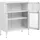 Beliani Vitrine ESHOLT 80 x 40 x 102 cm Weiß