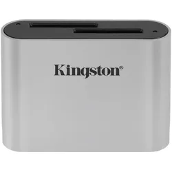Kingston Workflow - Kartenleser - USB-C 3.2 Gen 1 - mit 2 Steckplätzen