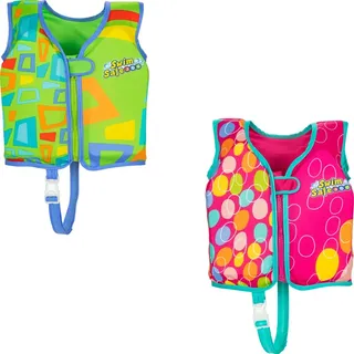 BESTWAY Bestway® 32177 Swim Safe ABCTM Schwimmweste mit Textilbezug Stufe B Aqua StarTM 3-6 Jahre, sortiert