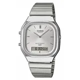 Casio Edgy Collection Herrenuhr AnaDigi Silberfarben