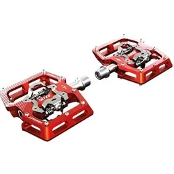TATZE Klickpedal CONTACT DOWNHILL rot